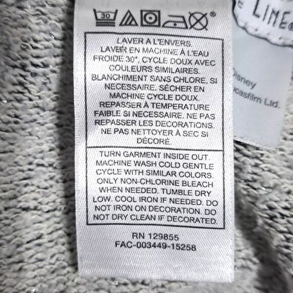 Disney Cruise Line Women's Sz. M Star Wars Bling Full Zip Hoodie PREPY CASUAL - Picture 11 of 11